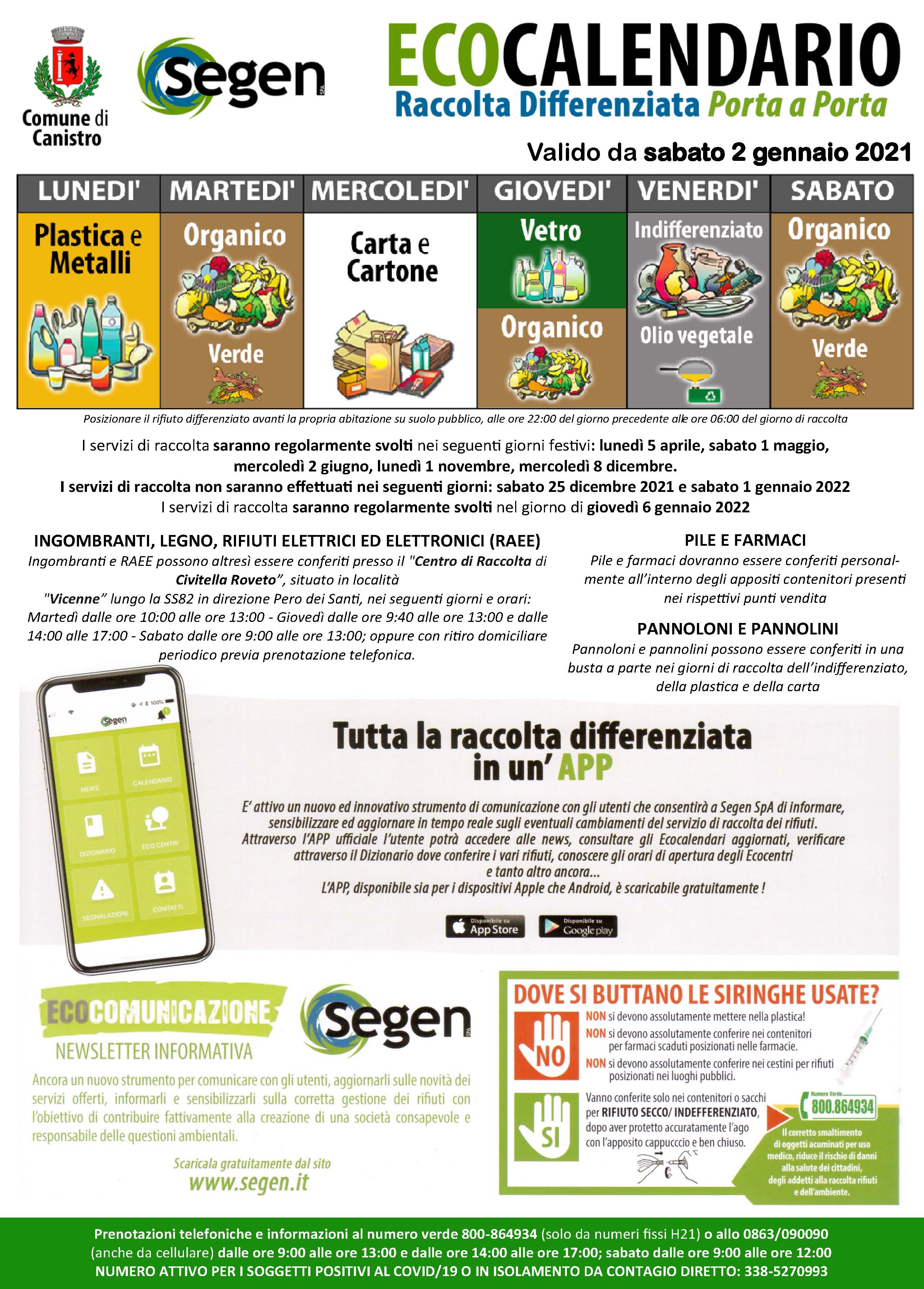 Raccolta Differenziata SEGEN SPA