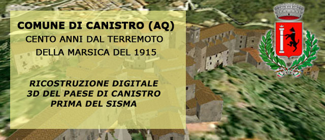 Terremoto Marsica 1915 - Ricostruzione 3D